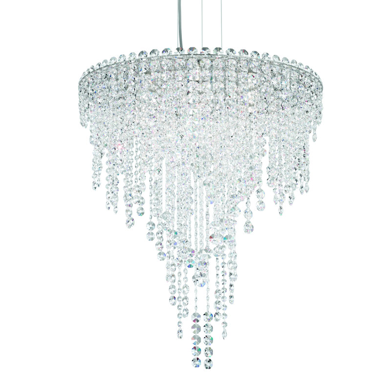 Chantant 10 - Light Crystal Chandelier, Heritage Handcut