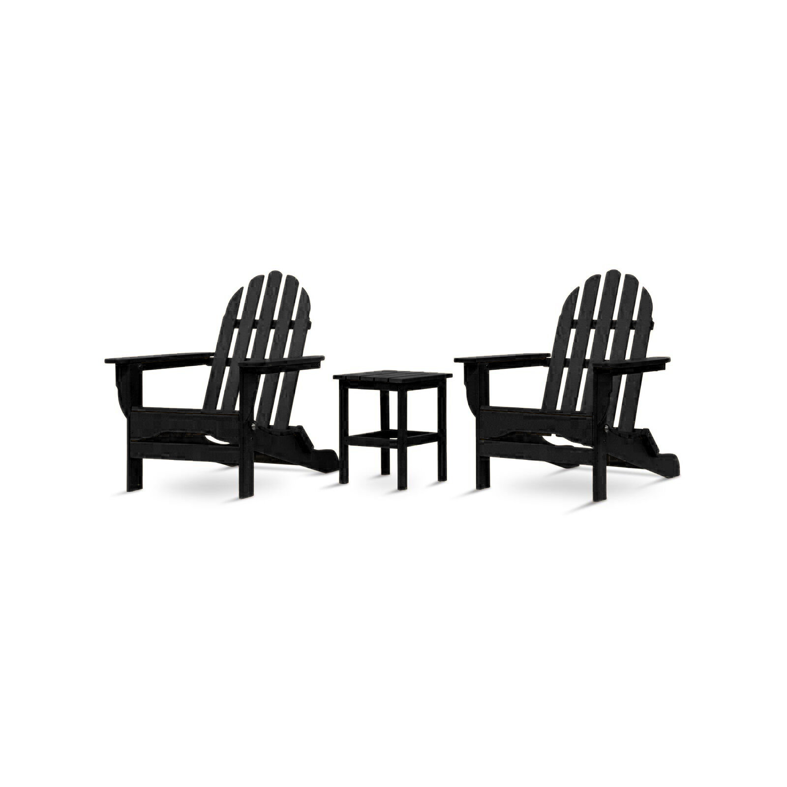 Leighton 2 - Person Patio Conversation Set, Black