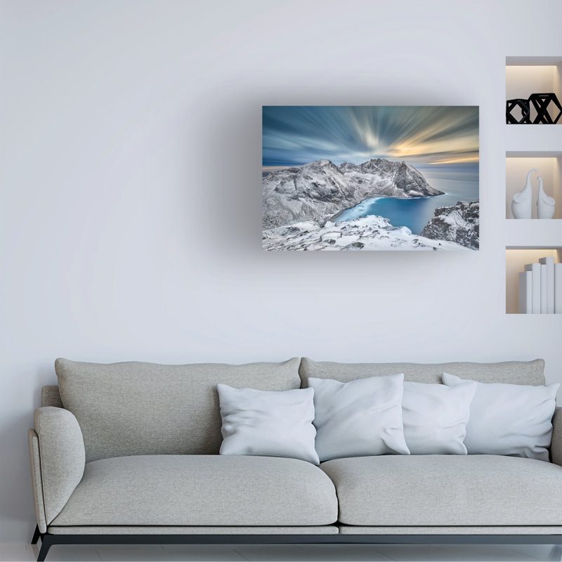 Art sur toile, "Rafal R. Nebelski Gods Awakening", H 16 po x l 24 po
