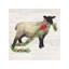 Christmas On The Farm V - Sheep 1 Piece Wrapped Canvas Painting-1857547738