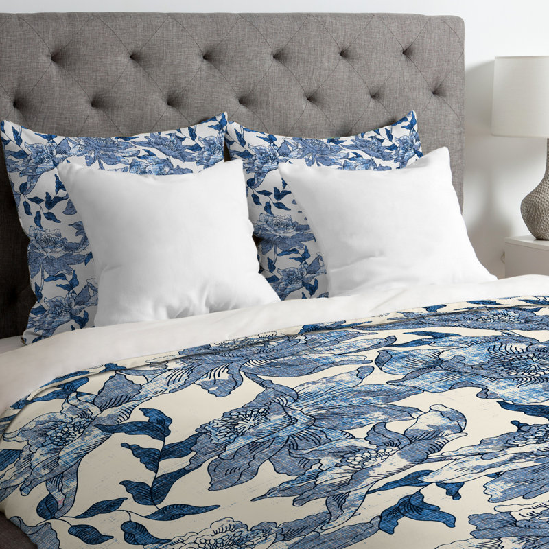 Holli Zollinger Floral Duvet Cover, King Duvet Cover