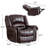 40.9'' Wide Classic Luxury and Oversized Top Faux Leather Manual Standard Recliner with Nailhead Trim (Set of 4)-1672969208