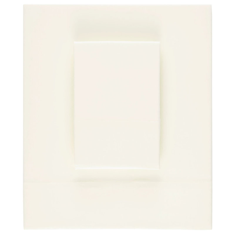 Silken Solid Sheet Set, Ivory, King Sheet Set