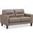 Schneider Top Grain Leather Loveseat-233675798