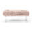 Faux Fur Upholstered Bench-1679959635