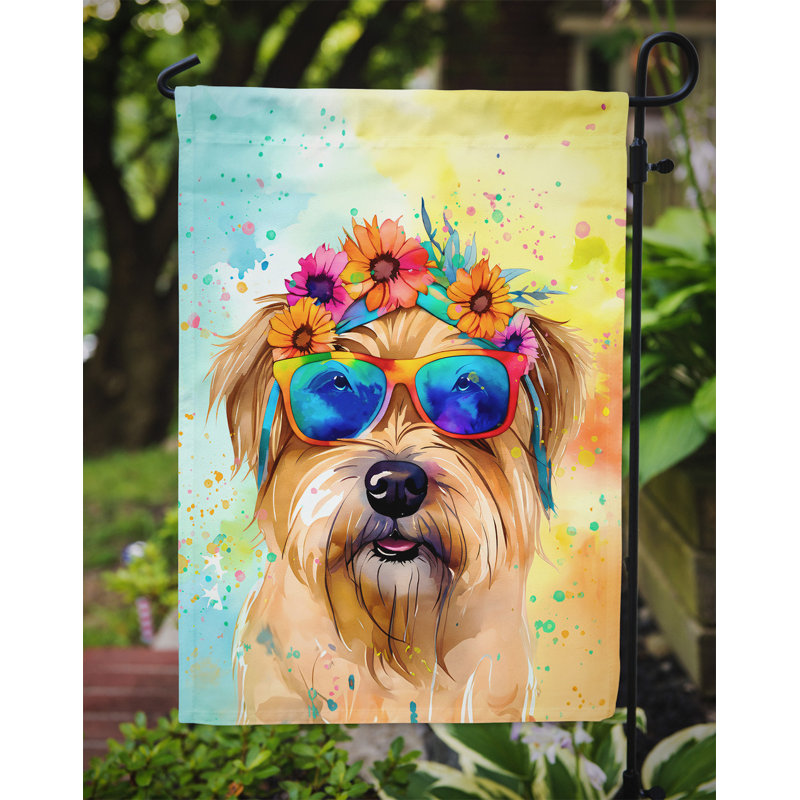 Drapeau de jardin Hippie Dawg, Cairn Terrier