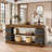 63" Long Console Table with Storage