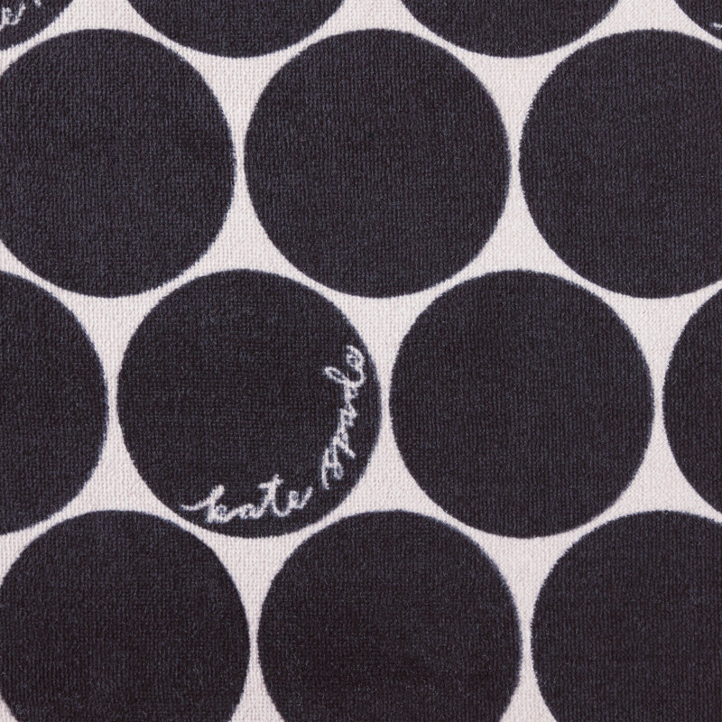 Loop And Dot Kitchen Towel Set, Black