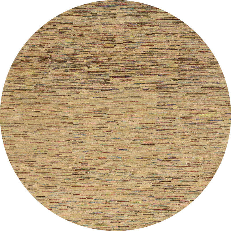 Tapis abstrait moderne 1703, Rond 5 pi