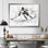 «Hockey Joueur Portrait In The Spotlight II», impression d'art mural de hockey sportif