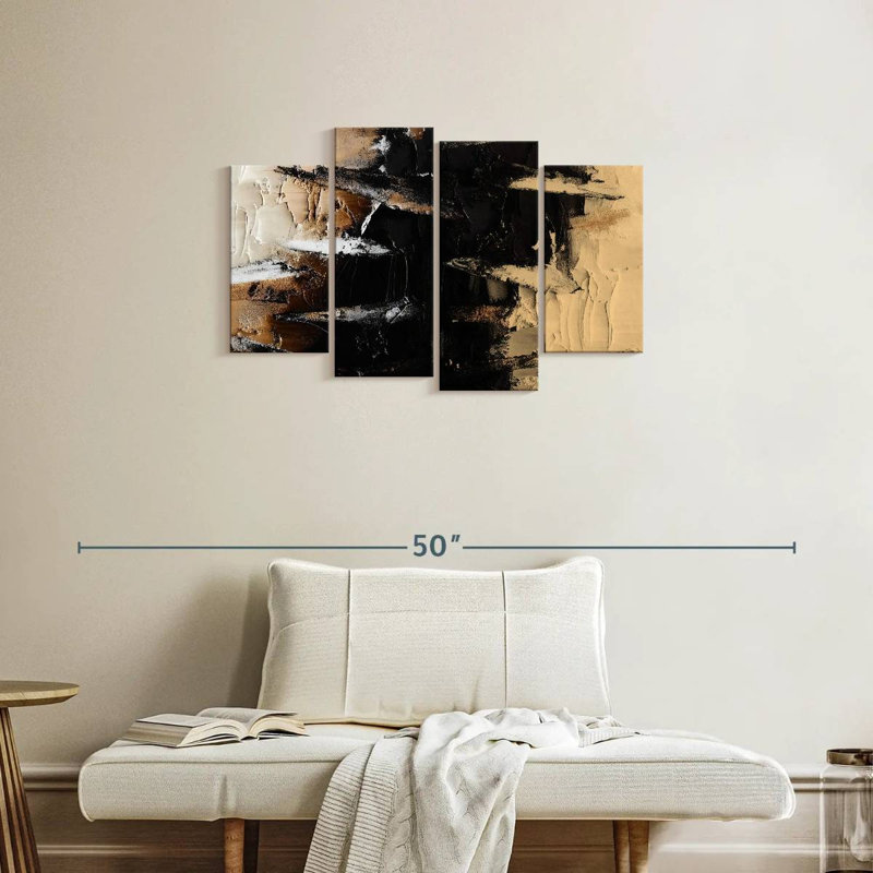Avery Minimalist Textured Stripes, 22" H x 36" W