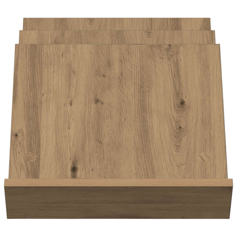 Wood Free Standing Magazine Rack, Wood