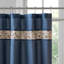 Winston Porter Rogelio Floral Embroidered Faux Silk Shower Curtain-1904058443