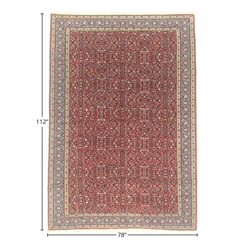 Rectangle Rectangle 6'6'' X 9'4'' Area Rug