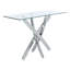 Rectangular Glass Fashion Dining Table