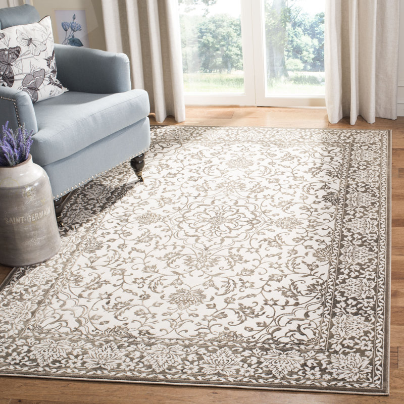Forestburgh Performance Floral Rug, Rectangle 4' x 5'7"