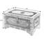 Nador Hand-Painted Brass Inlay Storage Trunk Coffee Table-1120310387