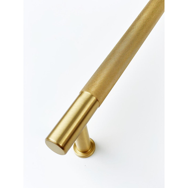 Knurled 8-13/16" Center to Center Bar/Handle Pull, 4"