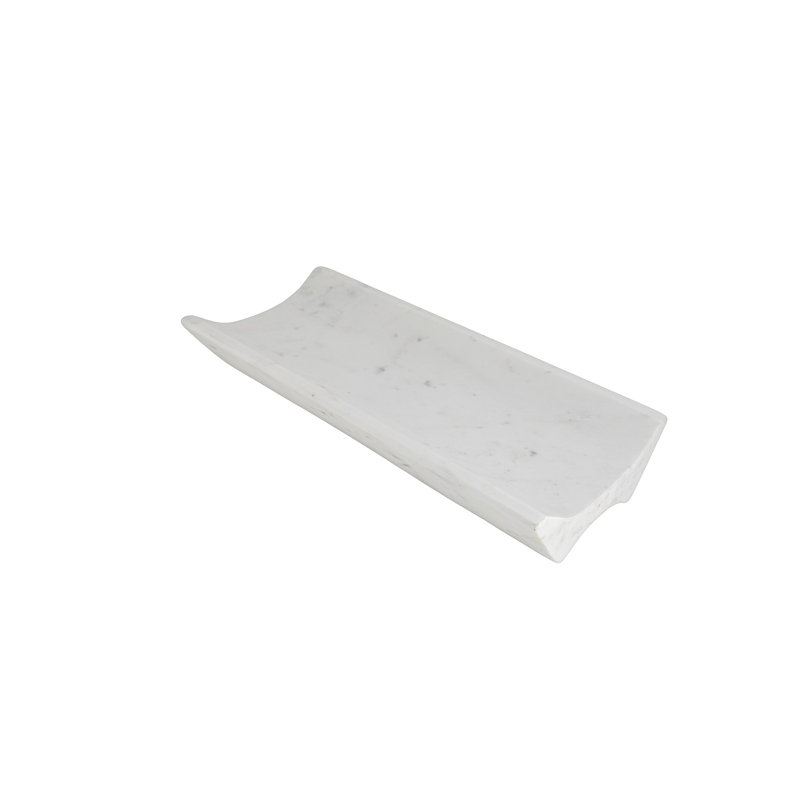 Centre de table en marbre blanc