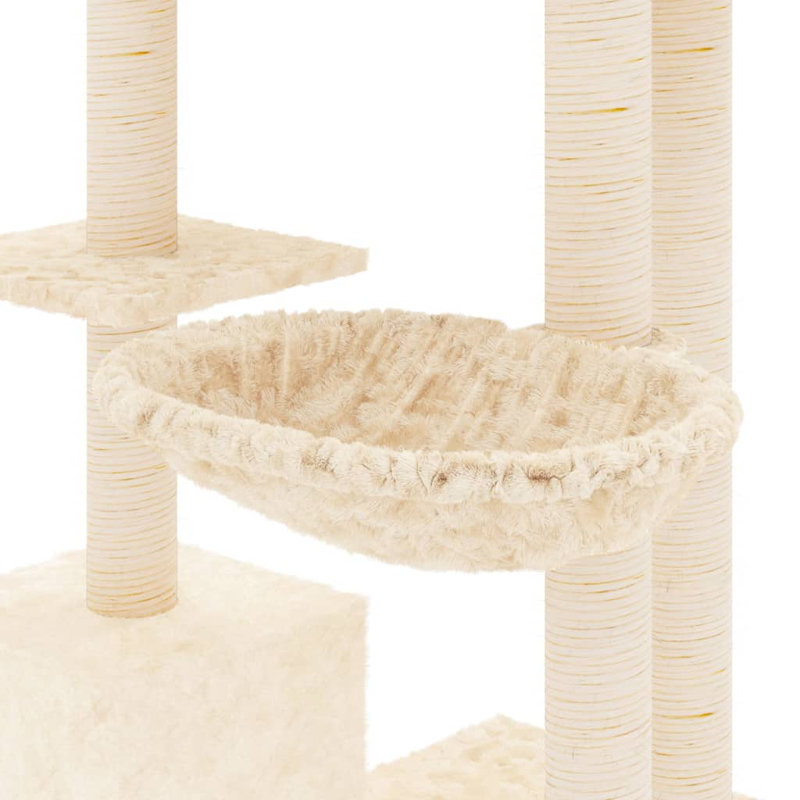 Frey 142cm H Cat Tree, Cream
