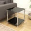 Markle Glass Top End Table