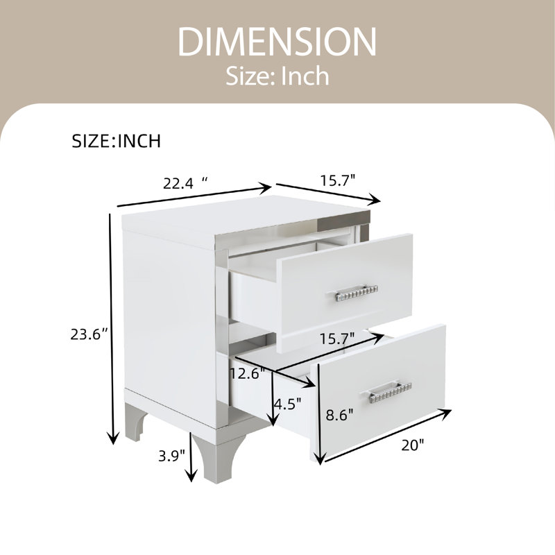 Santee 22.4'' W Nightstand