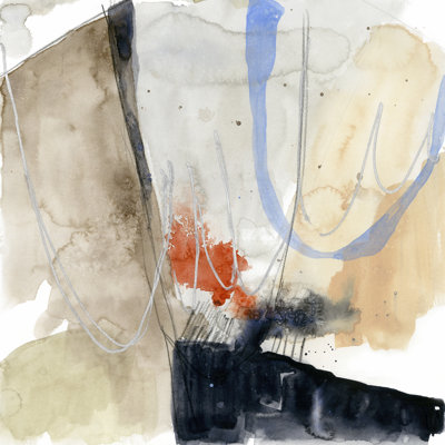 Abstract Coordinates V by Jennifer Goldberger - Wrapped Canvas Painting