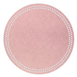 Pearls Vinyl Round Placemats