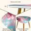 Ensemble de 2 tables d'appoint en cerisier Triangle