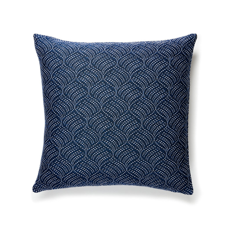 Playa Square Indoor/Outdoor Pillow Cover & Insert, Ultramarine