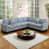 Tissu gris