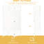 5.6' Room , 3 Privacy Screen, White Wave Fiber Wall Divider For Rooms, Space Saving & Functional Breathable
