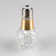 Ice-Cracked Orb LED Light Bules, 3000K Warm White, E26/27 Medium Base Bulbs (Base not included)