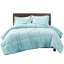 Édredon en fausse fourrure bleu sarcelle - Double / grand-124869730