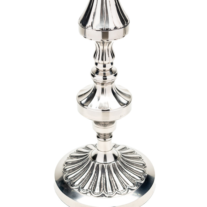 23'' H Brass Tabletop Candlestick