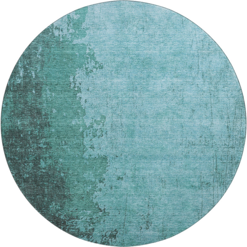 Premium Machine Washable Jakiyra AMF1904 Modern Rug, Round 8'