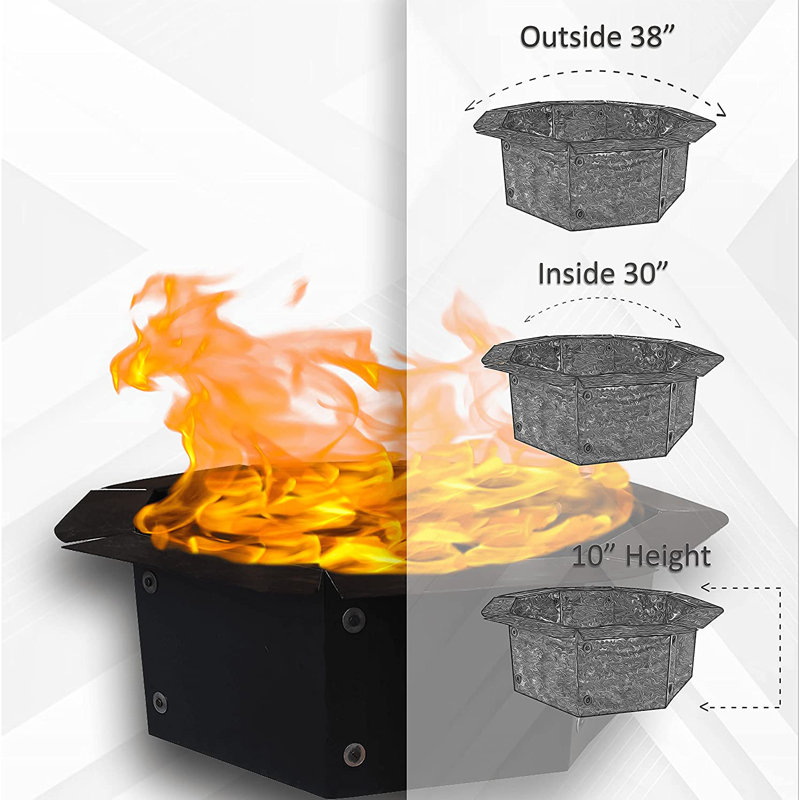 38'' x 0'' Fire Pit Accessory