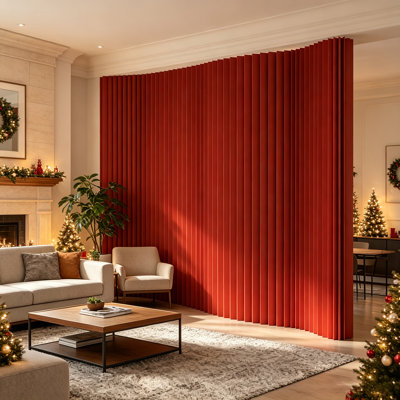 1 - Panel Paper / Printed Veneer Folding Room Divider