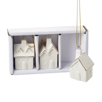 5cm Porcelain Hanging Figurine Ornament