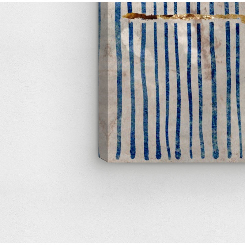 « Love Force Field », impression d'art graphique abstrait, 10" H x 15" L, Toile tendue, Sans cadre