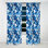 Contemporary Cobalt Tessellations Geometric - Rideau occultant géométrique abstrait - 1 panneau