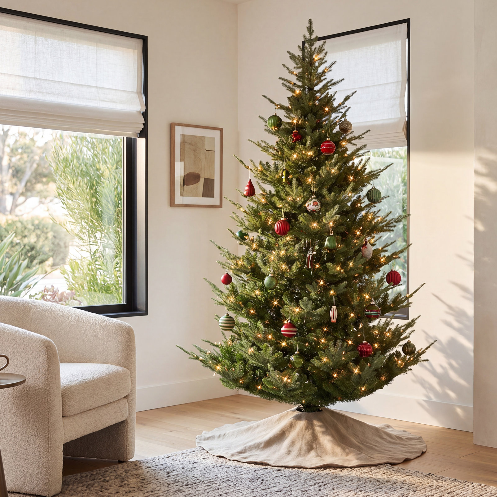 Gracijus Pre-Lit Spruce Christmas Tree