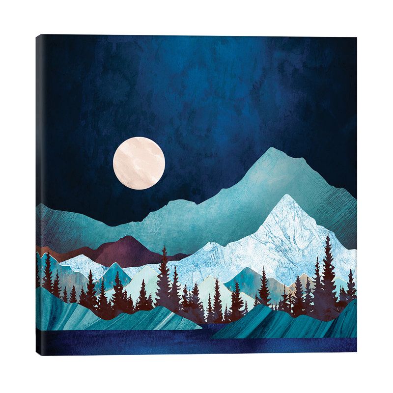 Moon Bay - Wrapped Canvas Print, 93.98 cm H x 93.98 cm W x 3.175 cm D