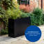 Galvanised Trough Planter - 90cm X 82cm-904943595