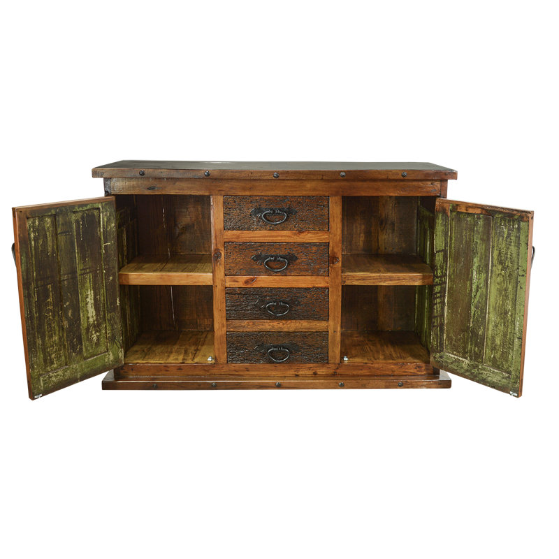 Tall Solid Wood Console Table