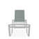 Holna Outdoor Rust-Resistant Metal Chaise Lounge