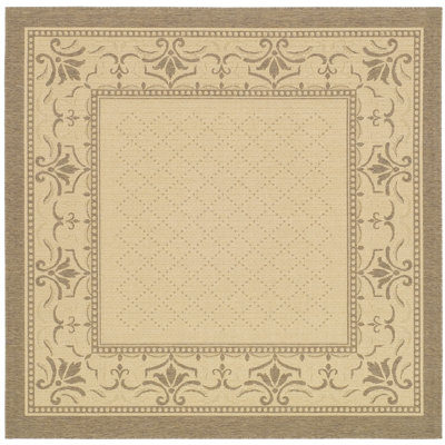Bordeaux Oriental Natural/Brown Indoor / Outdoor Area Indoor/Outdoor Area Rug