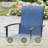6-Person Rectangular Patio Dining Set With 360° Swivel PVC-coated polyester Chairs-940152566