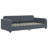  Day Bed Without Mattress Dark Gray 39.4"X74.8" Velvet-12875252-12875253