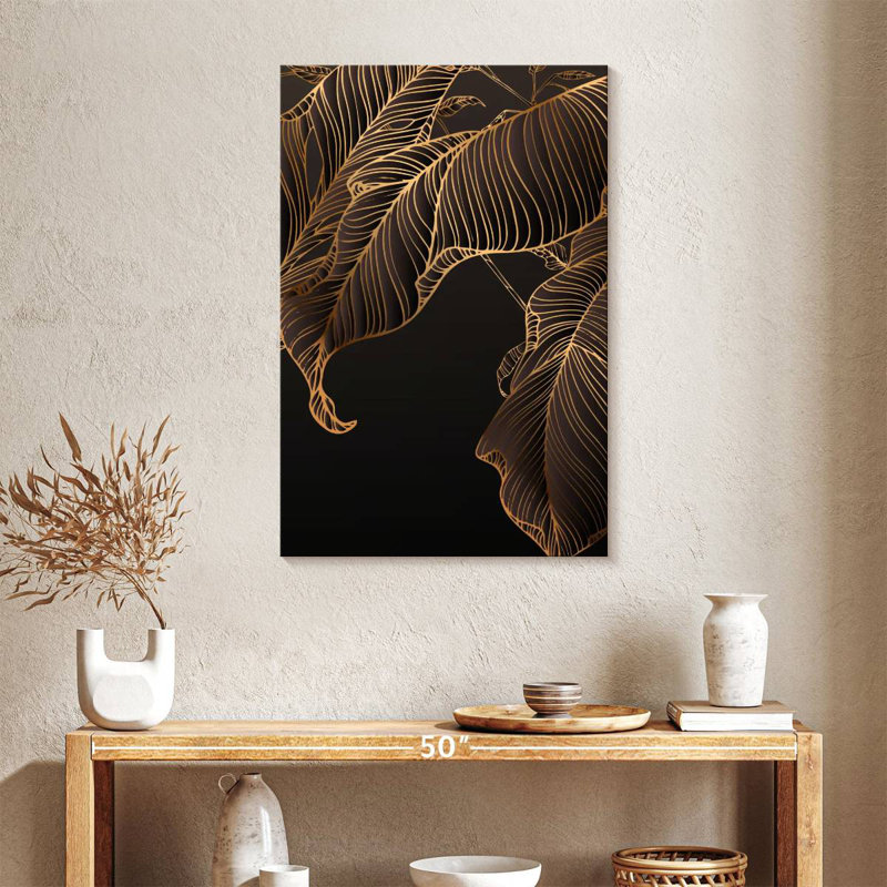 Harnek Copper Leaf, 36" H x 24" W